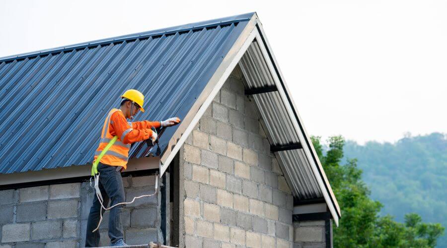 Professional metal roof installation in Rocky Top, TN